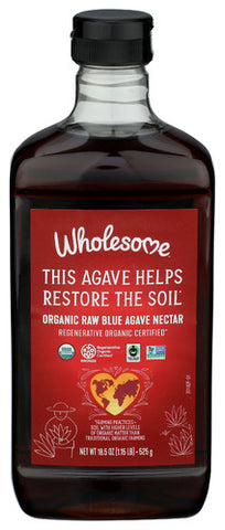 Agave Blue Raw Regen Org - 18.5 FO (Case of 6)