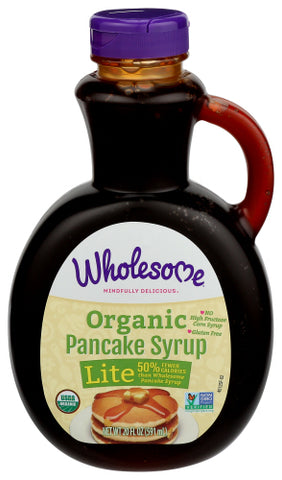 Syrup Pancake Lite Org - 20 OZ (Case of 6)