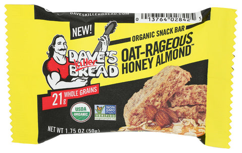 Bar Oat Honey Almond Org - 1.75 OZ (Case of 12)