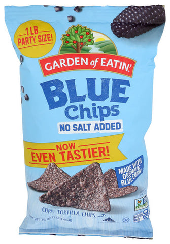 Chip Blue No Salt - 16OZ (case of 12)