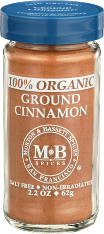 Cinnamon Grnd Org - 2.3OZ (case of 3)