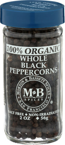 Spice Pepr Blk Whole Org - 2OZ (case of 3)