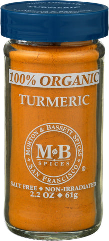 Spice Org 100% Turmeric - 2.2 OZ (Case of 3)