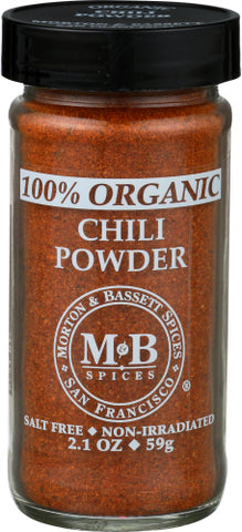 Spice Chili Powder Org - 2.1 OZ (Case of 3)