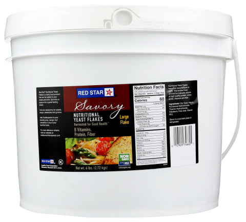 Yeast Flake Nutrtnl Mini - 6 LB (Case of 1)