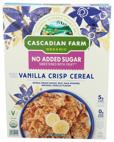 Cereal Nas Vanilla Crisp - 12 OZ (Case of 10)