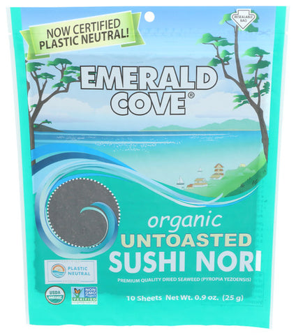 Sushi Nori Untstd Org - 10 PC (Case of 6)