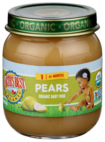 Strained Pears Org - 4 OZ (Case of 10)