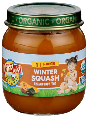 Strained Wntr Squash Org - 4 OZ (Case of 10)