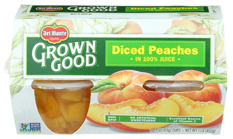 Fruit Cups Peaches 4Pk - 16 OZ (Case of 6)