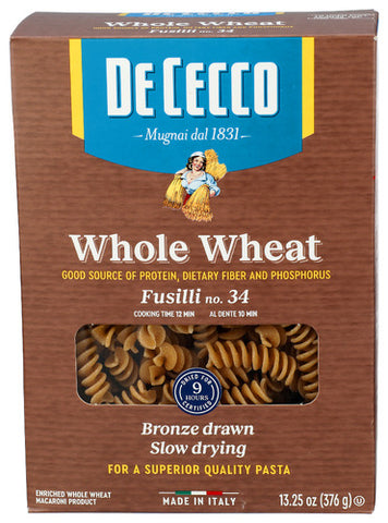 Pasta Whlwht Fusilli - 13.25 OZ (Case of 12)