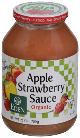 Sauce Apple Strawberry - 25 OZ (Case of 12)