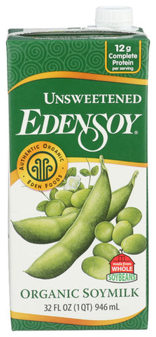 Bev Edensoy Unsweetened - 32FO (case of 12)