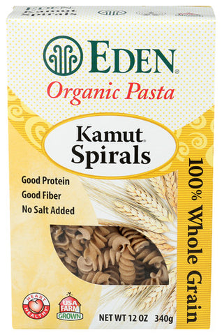 Pasta Kamut Spirals Org - 12OZ (case of 6)