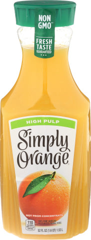 Juice Orange High Pulp - 52 OZ (Case of 6)