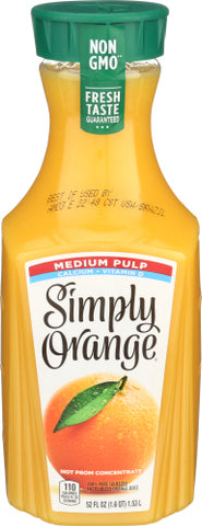 Juice Orange Med Pul Vitd - 52OZ (case of 6)