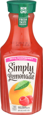 Juice Lemonade Raspberry - 52OZ (case of 6)