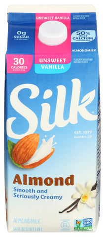 Silk Almnd Mlk Van Unswt - 64FO (case of 6)