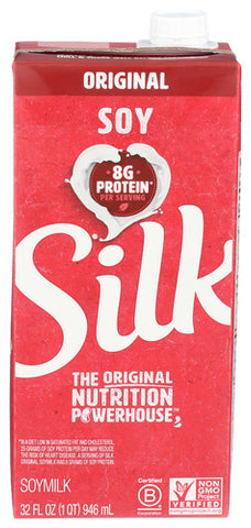 Silk Soymilk Asptc Plain - 32 FO (Case of 6)