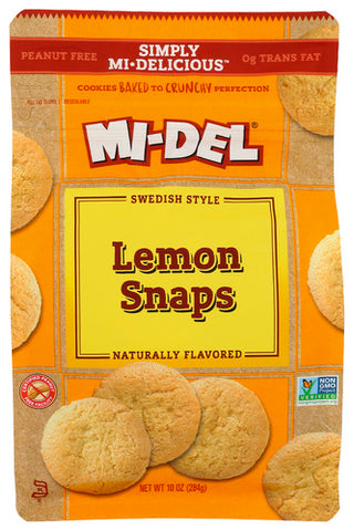 Cookie Snap Lemon - 10 OZ (Case of 8)