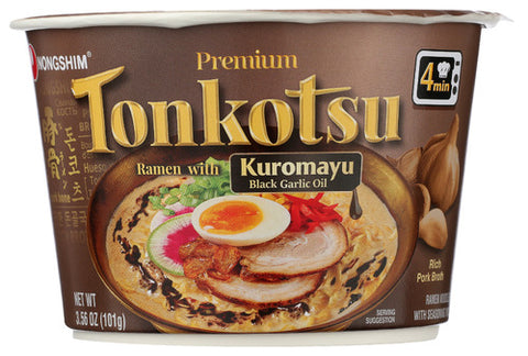 Soup Bowl Noodle Tonkotsu - 3.56 OZ (Case of 6)