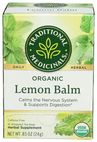 Tea Lemon Balm Org - 16BG (case of 6)