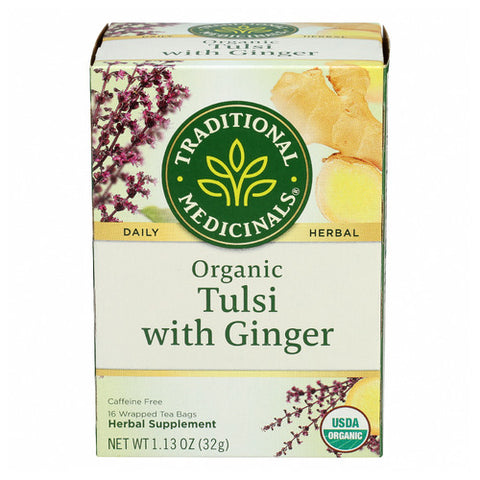 Tea Tulsi Gngr Org - 16 BG (Case of 6)