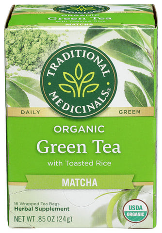 Tea Matcha Toasted Rice - 16BG (case of 6)