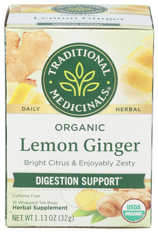 Tea Lemon Ginger Org - 16BG (case of 6)