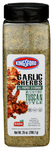 Spice Garlic And Herbs - 25 OZ (Case of 4)