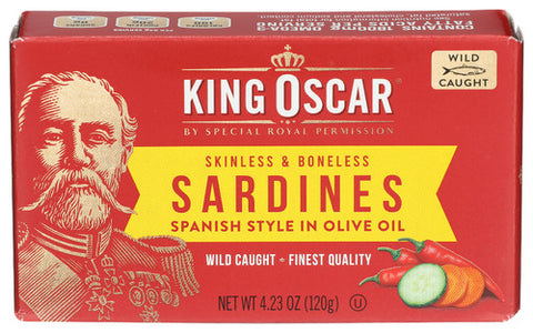 Sardines Sknless Bneless Olv O - 4.23 OZ (Case of 12)