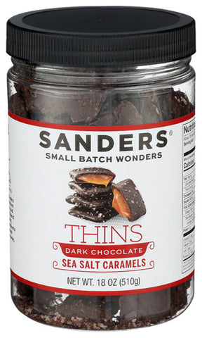 Thins Choc Drk Sslt Crml - 18 OZ (Case of 6)