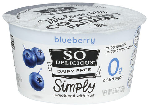 Yogurt Added Sgr Bluebry - 5.3 OZ (Case of 8)