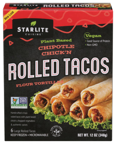 Tacos Chiptl Chkn Rolled - 12 OZ (Case of 6)