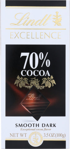 Choc Bar Exc 70% Cocoa - 3.5 OZ (Case of 12)