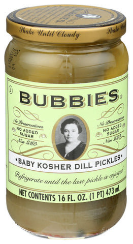 Pickle Dill Pure Koshr - 16 OZ (Case of 6)