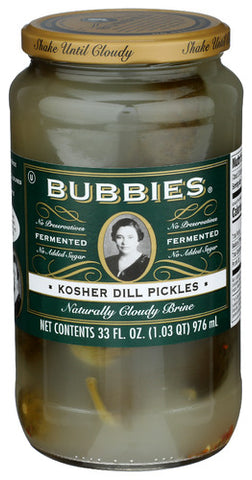 Pickle Dill Pure Koshr - 33 OZ (Case of 6)