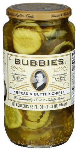 Pickle Chip Brd & Bttr - 33 OZ (Case of 6)