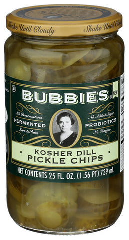 Pickle Kosher Dill Chips - 25 FO (Case of 6)