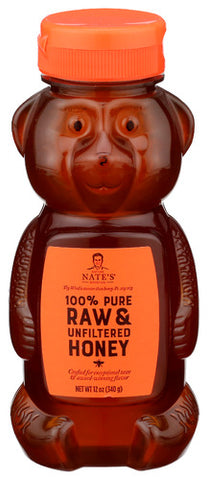 Honey 100% Raw Unfltrd - 12 OZ (Case of 6)