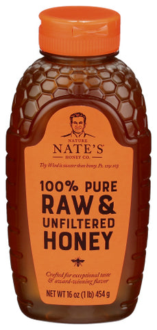 Honey 100% Raw Unfltrd - 16 OZ (Case of 6)