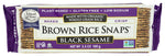 Snaps Blck Sesame W Brwn Rice - 3.5OZ (case of 12)