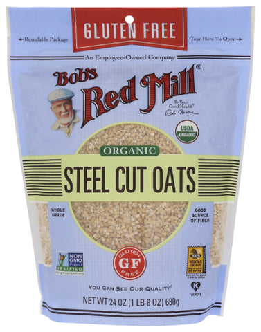 Oats Steel Cut  Org - 24OZ (case of 4)