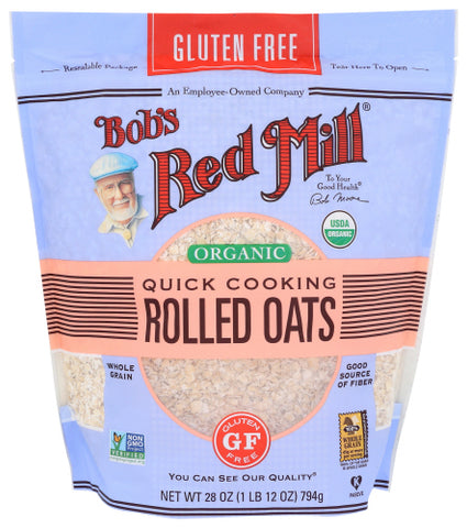 Oats Rolled Qk Cook Og - 28OZ (case of 4)