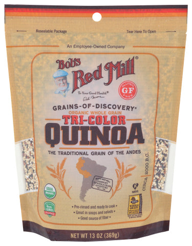 Quinoa Grn Tri Color Org - 13OZ (case of 5)