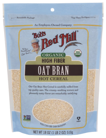 Oat Bran Org - 18OZ (case of 4)