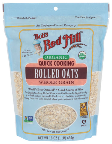 Oats Rolled Qck Cook Org - 16OZ (case of 4)