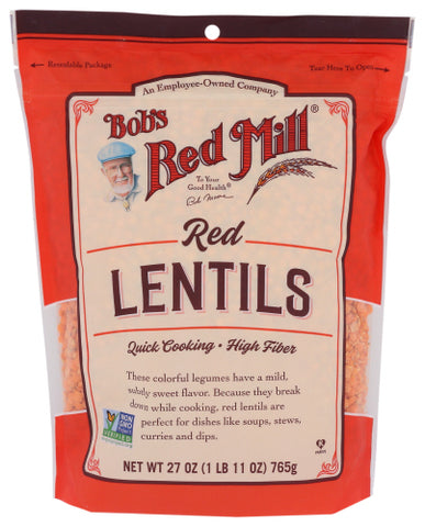 Lentils Red - 27OZ (case of 4)