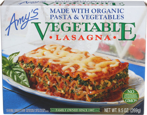 Entree Lasagna Vgtble - 9.5OZ (case of 12)