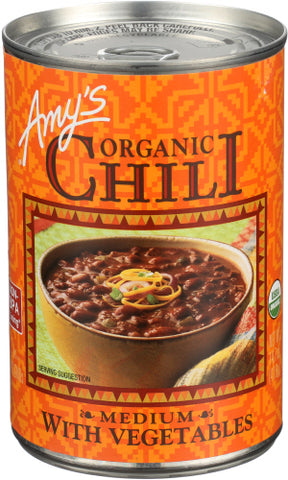 Chili Medium Veg  Org - 14.7OZ (case of 12)